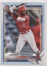 2021 Bowman Draft Sky Blue 145/499 Alexander Ramirez #BD-110 y0i