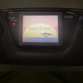 SEGA Game Gear Console Model 2110 WORKING + Star Wars Return Of The Jedi Bundle