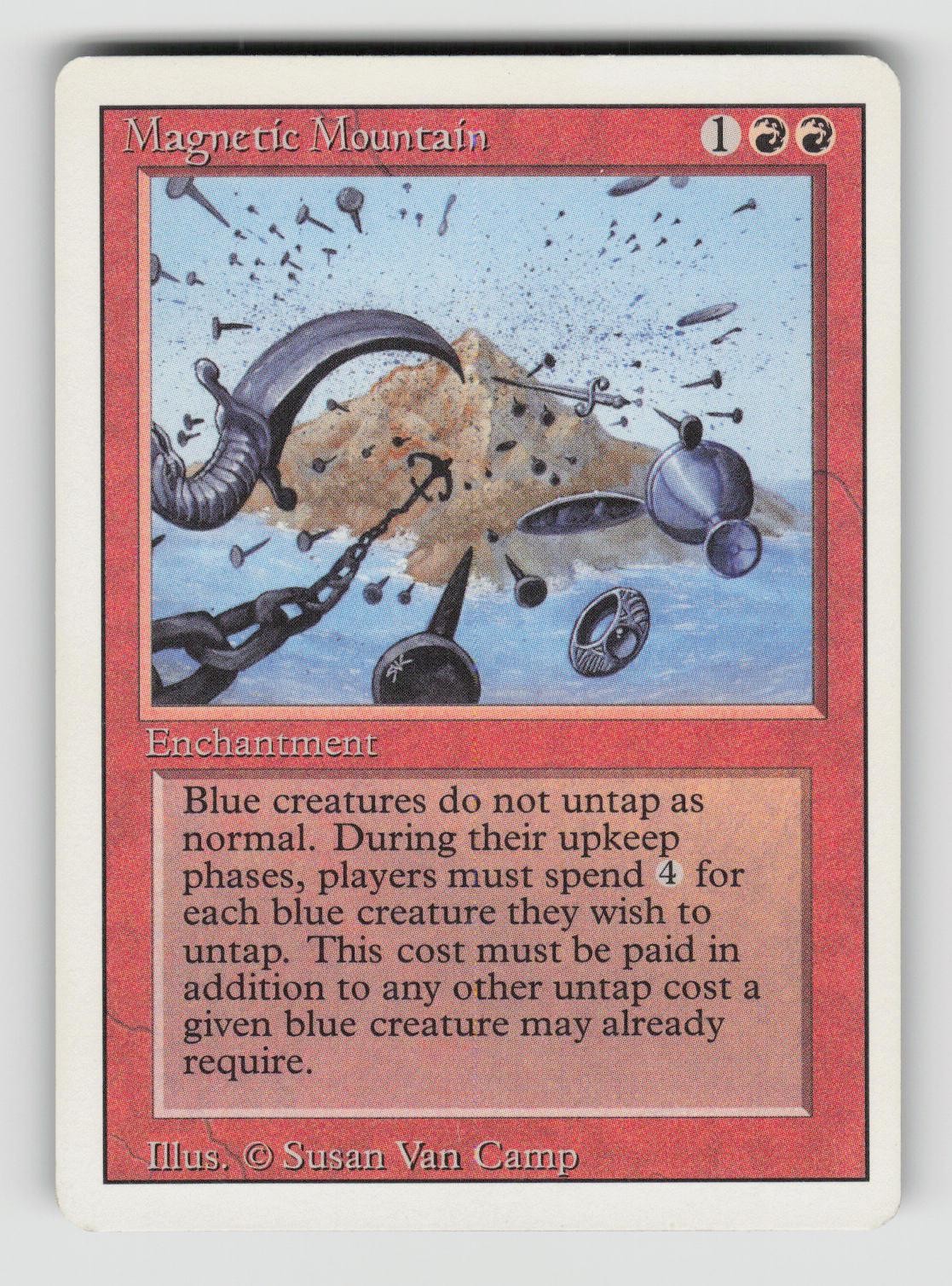 Magnetic Mountain Rare Revised Edition Magic: The Gathering Near Mint