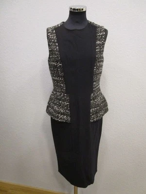 Sportmax Kleid Etuikleid mit Schößchen ärmellos schwarz Gr.42 neuwertig (O143-14 - Bild 1 von 4