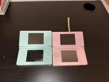 Lot of 2 Nintendo DS Lite Handheld Video Game Consoles - For Parts or Repair