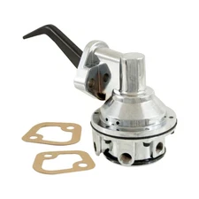 Chrome Mechanical Fuel Pump Cal Custom for Ford V8 289 302 351 Windsor 80 GPH