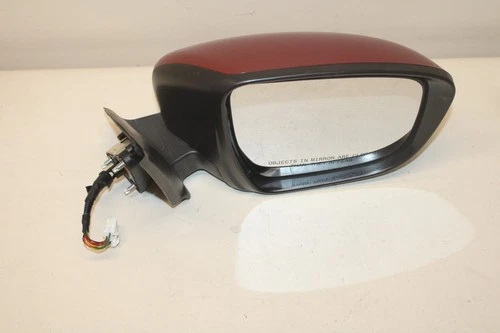 15-17 NISSAN JUKE PASSENGER RIGHT SIDE SIGNAL POWER DOOR CAMERA MIRROR RED PEARL