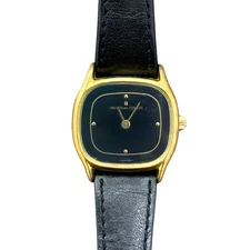 UNIVERSAL GENEVE Watch 543720 Mechanical Watch Dot Index Gold 2 Hands Leather