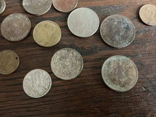 Lot Of Vintage Foreign Coins; Jamaica, Caribbean Territory, Others ES0306 - Picture 3 of 21