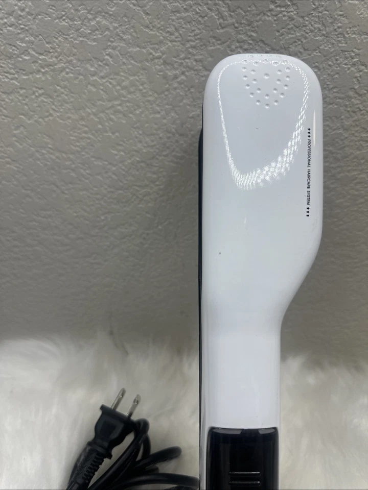 Cepillo de vapor alisado de cabello ION Steam Pro Plancha Blanco 301320 Blanco PROBADO LEER Foto 4 de 4