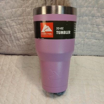 OZARK TRAILS 32 OZ INSULATED STAINLESS STEEL TUMBLER LILAC Without Lid See Pic