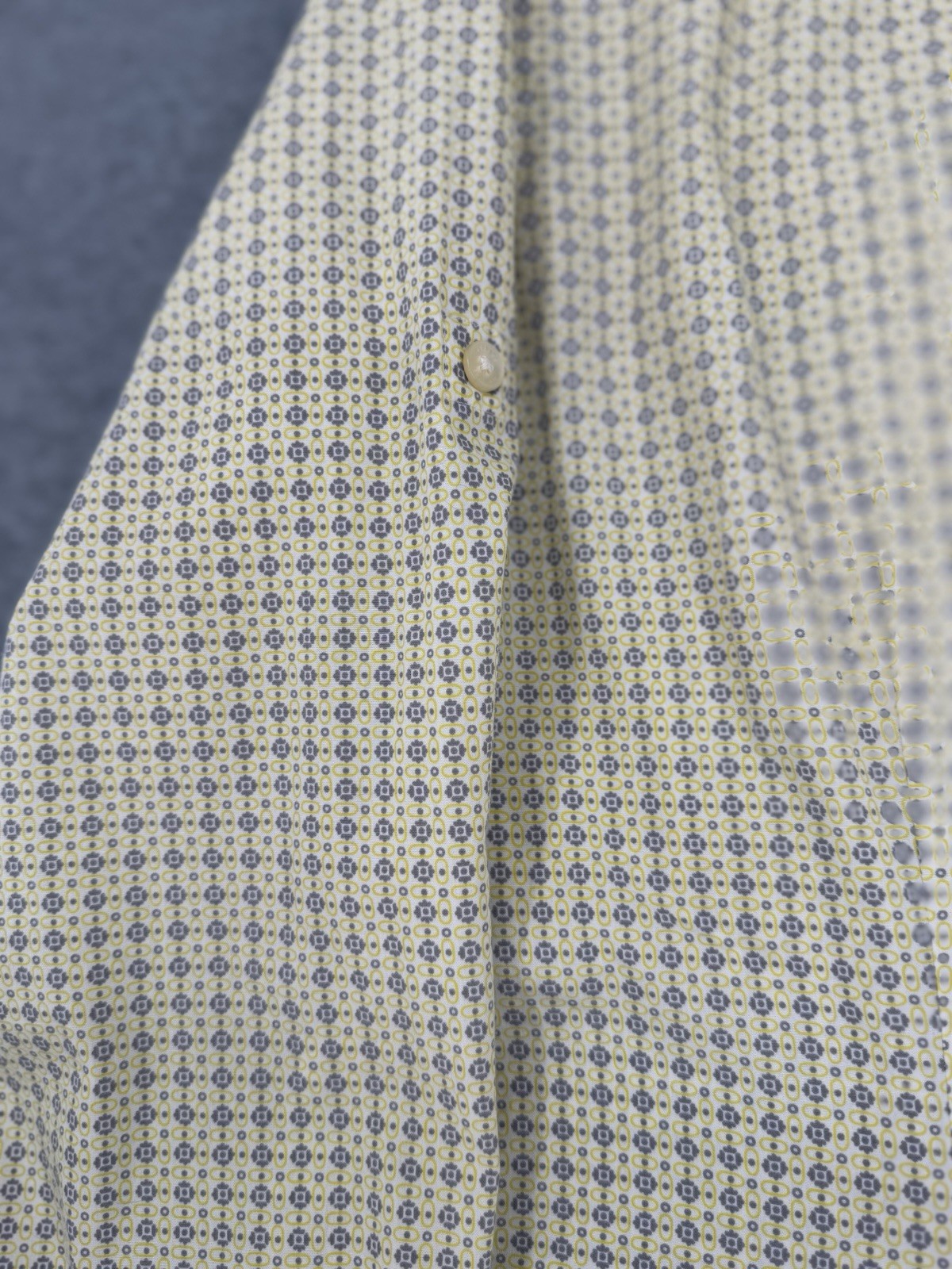 Men’s Fitted Button Down Shirt Patterned Long Sle… - image 12