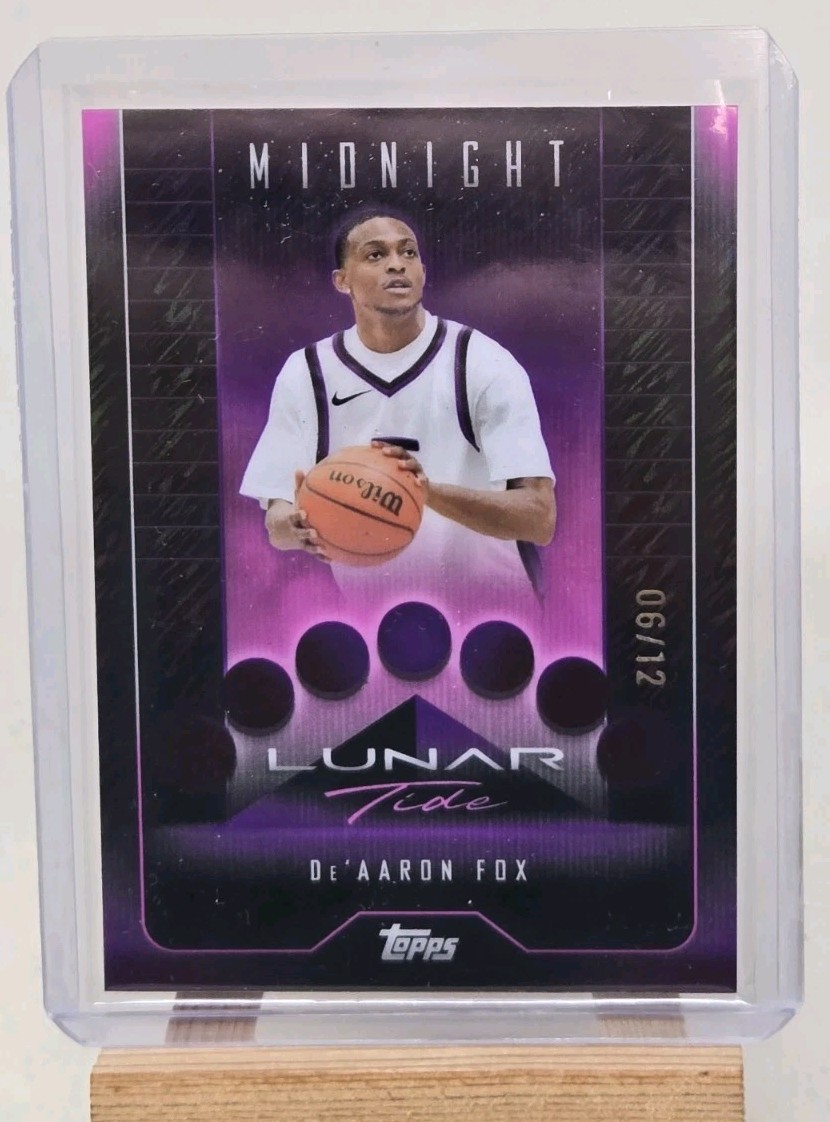 De'Aaron Fox /12 2023-24 Topps Midnight - Lunar Tide #LT-4 Midnight