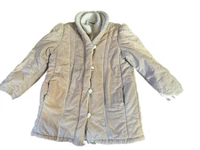 Vintage Windy Weather Corduroy Quilted Jacket Beige Sz 18 (L)