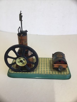 Kellermann CKO 268 Weißblech Uhrwerk Dampfmaschine und Elektromotor Spielzeug