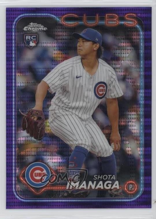 2024 Topps Chrome Purple Sonar Refractor /275 Shota Imanaga #121 Rookie RC