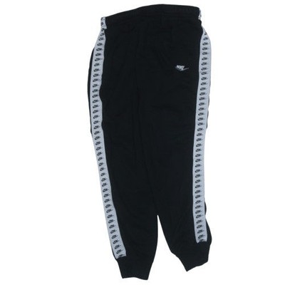 Nike Jogginghose Herren schwarz M Gummibund Logo Tape