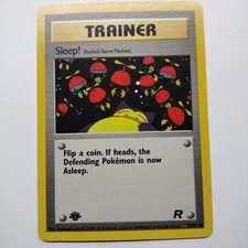 Sleep!  79/82 Team Rocket 1st Edition Vintage 1999 NM Pokemon