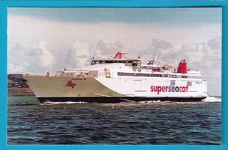 Original PC Size Real Photo Isle Of Man Steam Packet RAPIDE 1996