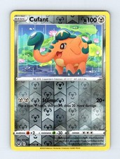 Carta Pokemon Spada e Scudo Comune Cufant 136/202 Reverse Holo leggermente giocata
