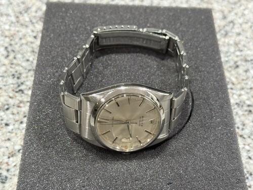 Rolex Oysterdate 6694 Silver Oyster Bracelet with Silver Bezel