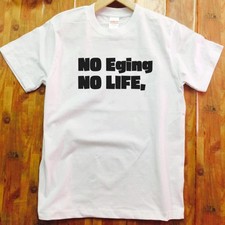101Surf Eging Fishing T-Shirt White L Size, NO Eging NO LIFE, Outdoor Apparel