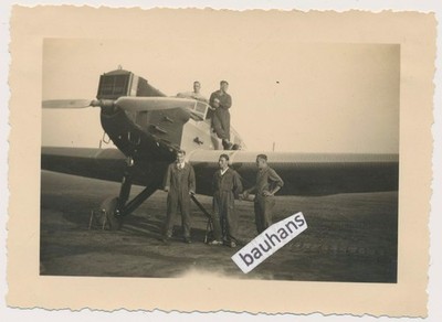 Böblingen Flugplatz Flugzeug Junkers W 33  Startdienst 30er Jahre (3373n)