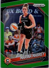 2025 Panini Prizm WNBA Marina Mabrey Green Prizms #18 Connecticut Sun