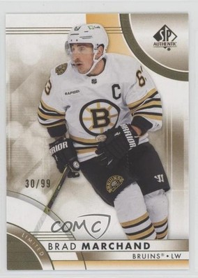 2023-24 SP Authentic Gold Limited 30/99 Brad Marchand #11 0w0l