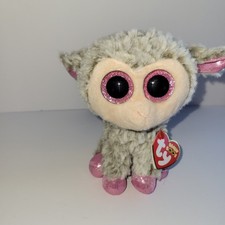 Ty Beanie Boos DIXIE the Lamb 6" Great condition W/Tags Plush Stuffed Animal Toy