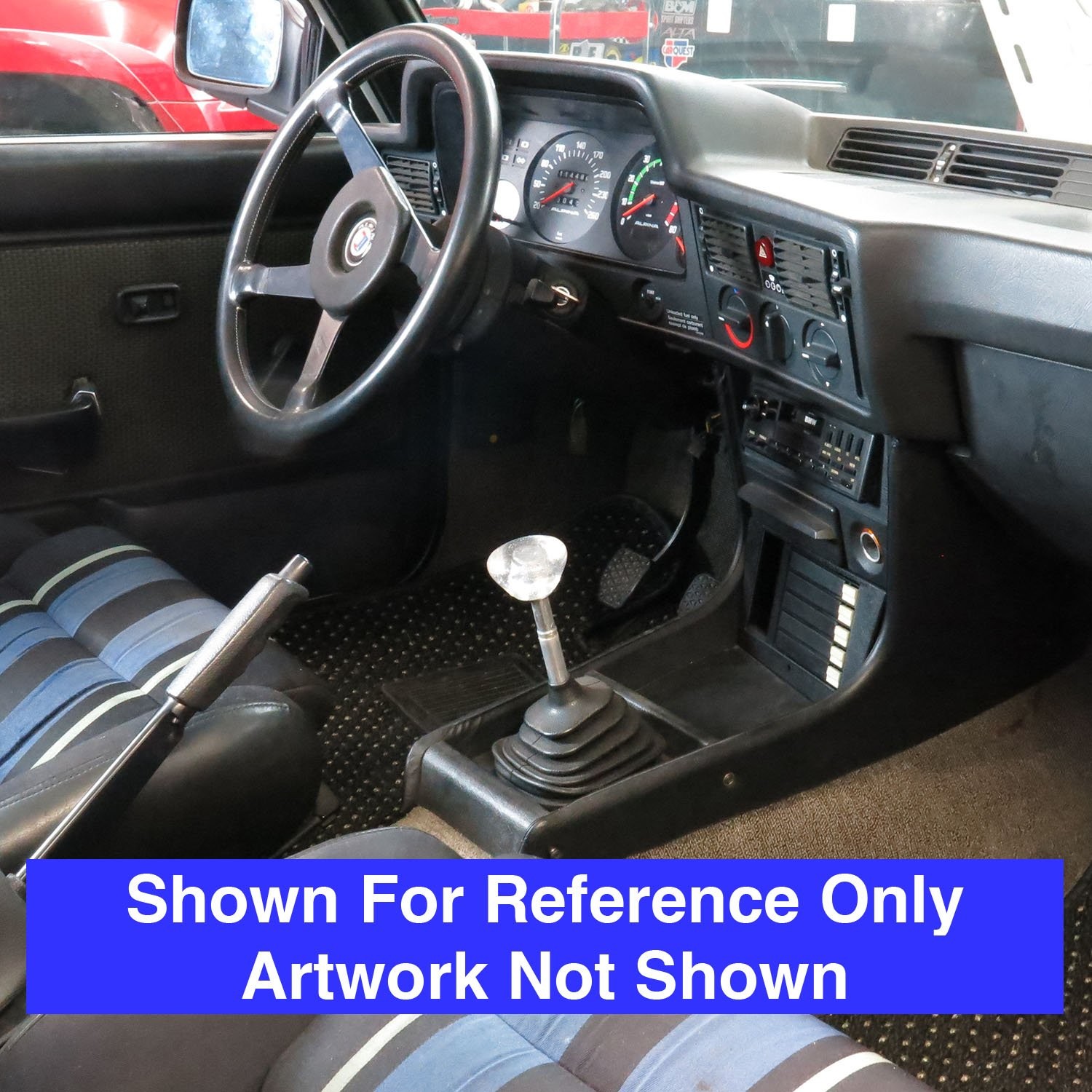 Pink Shift Pattern 45n Clear Retro Metal Flake Shift Knob w/ M16x1.5 Insert