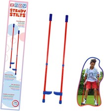 Indy steady steel adjustable hand held walking junior stilts