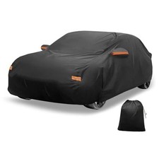 Car Cover Outdoor Waterproof Sun Rain Snow Hail Protection with Left Side