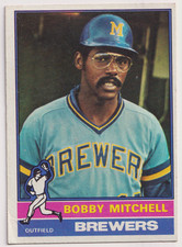 1976 Topps #479 Bobby Mitchell Milwaukee Brewers