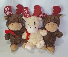 Christmas Holiday Raindeer Lot Noble Kaitlyn Trevor Plush Stuffed Animal Toy