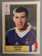 ZINEDINE ZIDANE N 352 FRANCE PANINI EURO 2000 Sticker Figure - NEW