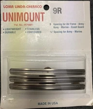 Loma Linda-Cherrco Unimount Ribbon Holder  Metal Pin Back USA, NOS, Size 9R