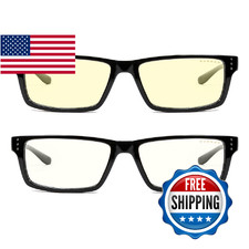 GUNNAR Onyx Blue Light Blocking Gaming/Computer Glasses - Clear  Amber Bundle