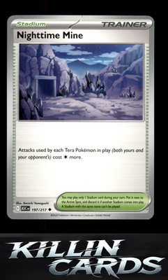 Nighttime Mine 197/217 Pokemon Uncommon ME: Ascended Heroes Card NM