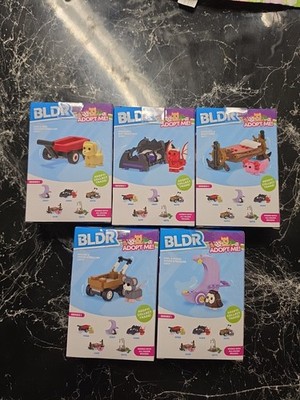 BLDR Adopt Me Series 1 Building Block Sets With Virtual Codes 5 Sets