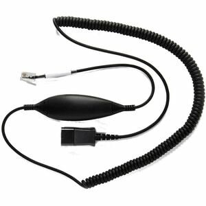 V7 2.01 M Quick Disconnect/Rj-9 Audio Cable Geni To Plx / Plantronics Compatible