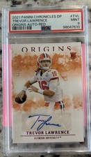 2021 Panini Chronicles Draft Picks Origins Rookie Auto Trevor Lawrence  Red /25 