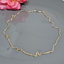 HAN 925 Sterling Silver Vermeil Twisted Link ...