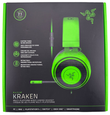 Razer Kraken Multi-Platform Wired Gaming Headset Green NEW SEALED