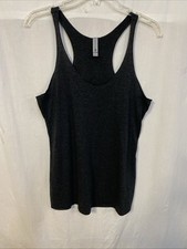Next Level - Women's Ideal Racerback Tank Top - Charcoal Large