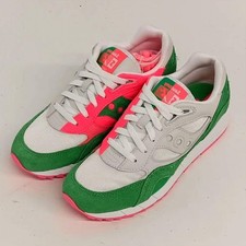 Saucony Women's Shadow 6000 "split" Low Top Sneakers Green  White