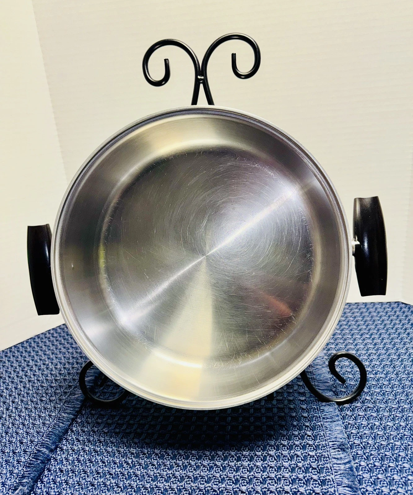 VTG Wear Ever Aluminum Pot with Stainless Inner Clad No 854 5 Quart Made in USA