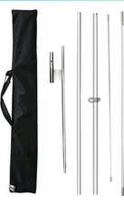 Feather Flag Pole Kit for Swooper Flag 8FT Ground Spike New Open Box (C10)