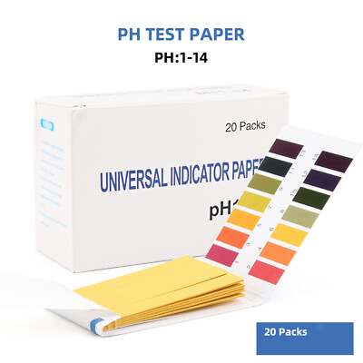 pH 1-14 Test Paper Litmus Testing Indicator pH Test for Urine Lab
