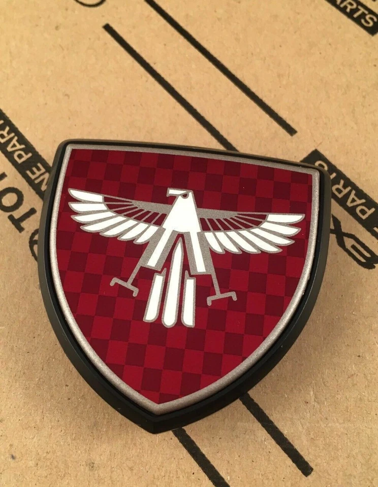 para Toyota MR 2 1985-1989 AW11 capó águila emblema insignia roja mk1 genuino Foto 4 de 4