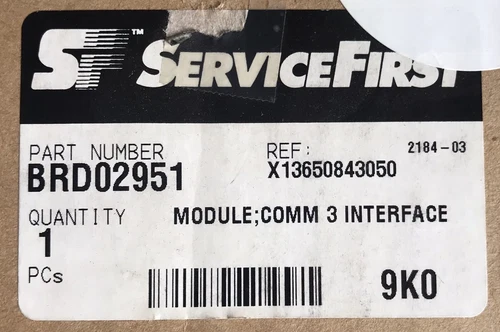 Trane RTAC Chiller Comm 3 Board BRD02951