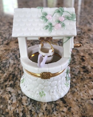 Treasures by LENOX GARDEN WISHES Treasure Box Wishing Well