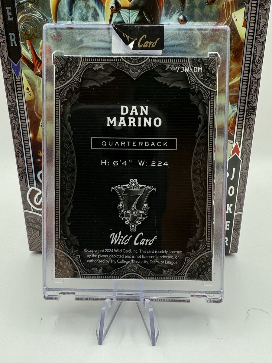Dan Marino 2024 Wild Card 7 Card Studs Jokers Wild 1/1 | eBay Dan Marino 2024 Wild Card 7 Card Studs Jokers Wild 1/1 | eBay