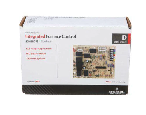 50M56-743 NEW White-Rodgers Integrated Furnace Control Board, Goodman